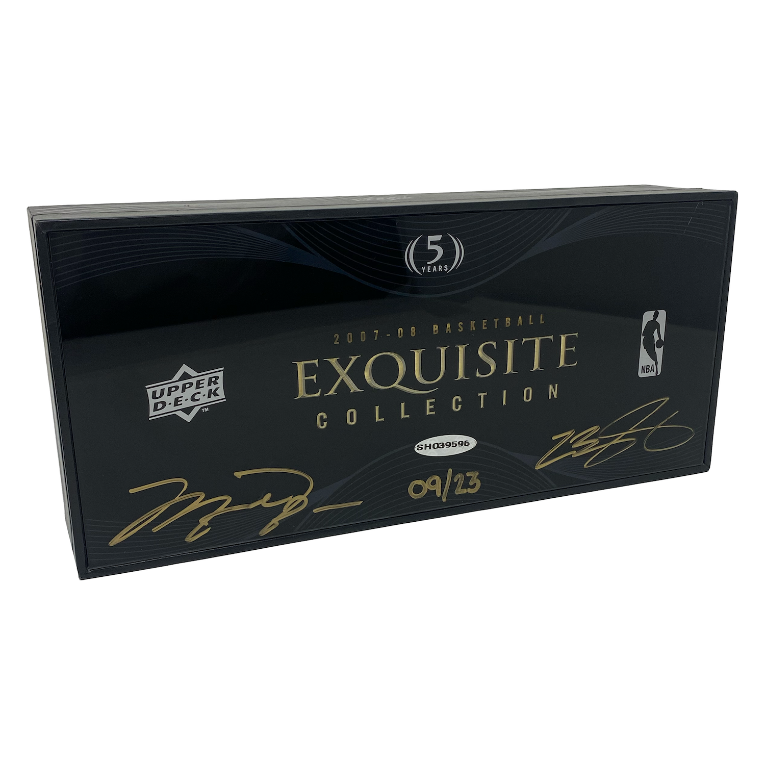 Michael Jordan / LeBron James Autographed 2007-08 NBA Exquisite Box UDA LE 23