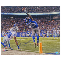 Odell Beckham Jr. Signed New York Giants Metallic Paper 20 x 24 Photograph Steiner LE 13/113