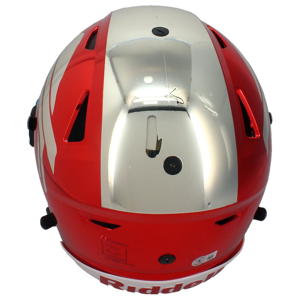 Josh Allen Autographed Bills Chromed Speed Flex Authentic Helmet Beckett