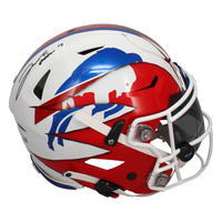 Josh Allen Autographed FSM Ripped Bills Authentic Speed Flex Helmet Beckett