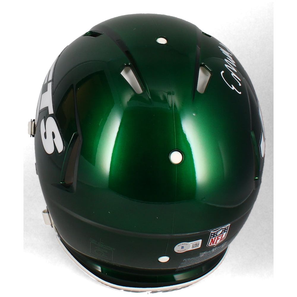 ELIJAH MOORE Autographed New York Jets Authentic Speed Helmet BECKETT