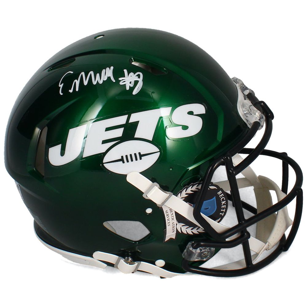ELIJAH MOORE Autographed New York Jets Authentic Speed Helmet BECKETT