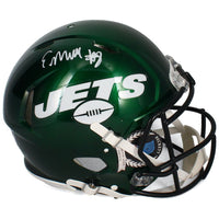 ELIJAH MOORE Autographed New York Jets Authentic Speed Helmet BECKETT