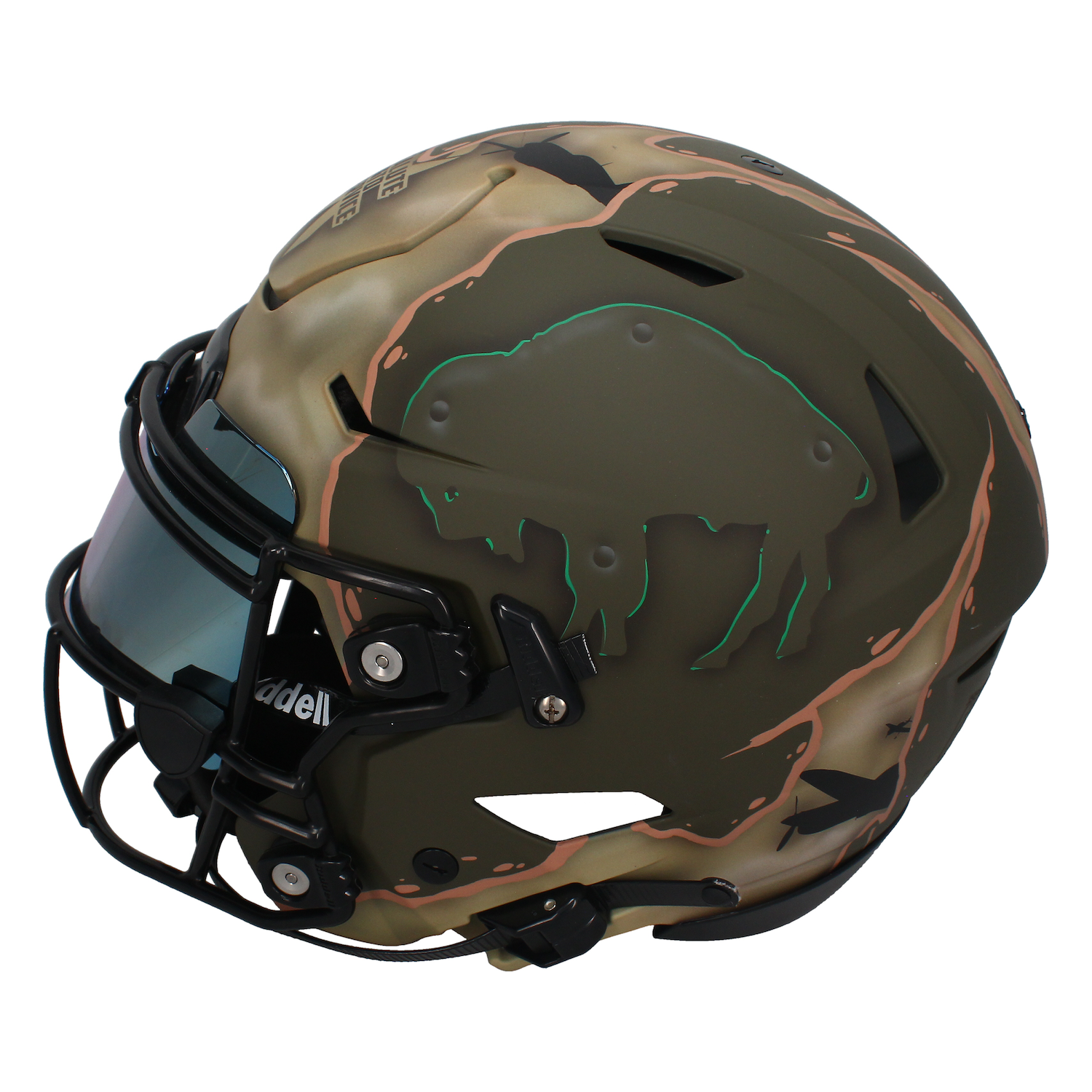 Josh Allen Autographed Custom Painted STS Speed Flex Authentic Helmet Beckett