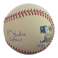 Aaron Judge Autographed New York Yankees "16th Yankee Captain" MLB Baseball Fanatics LE 16/16
