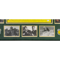 Jack Nicklaus Autographed 2016 Masters Flag Custom 37" x 28" Framed Display w/ Photos JSA