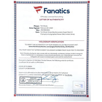 TOM BRADY Autographed Tampa Bay Buccaneers Pewter Nike Limited Jersey FANATICS