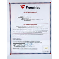 TOM BRADY Autographed Michigan Wolverines Jordan Brand Game Jersey FANATICS