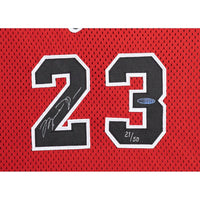 MICHAEL JORDAN Autographed Chicago Bulls Original Champion Rookie Jersey UDA LE 21/50