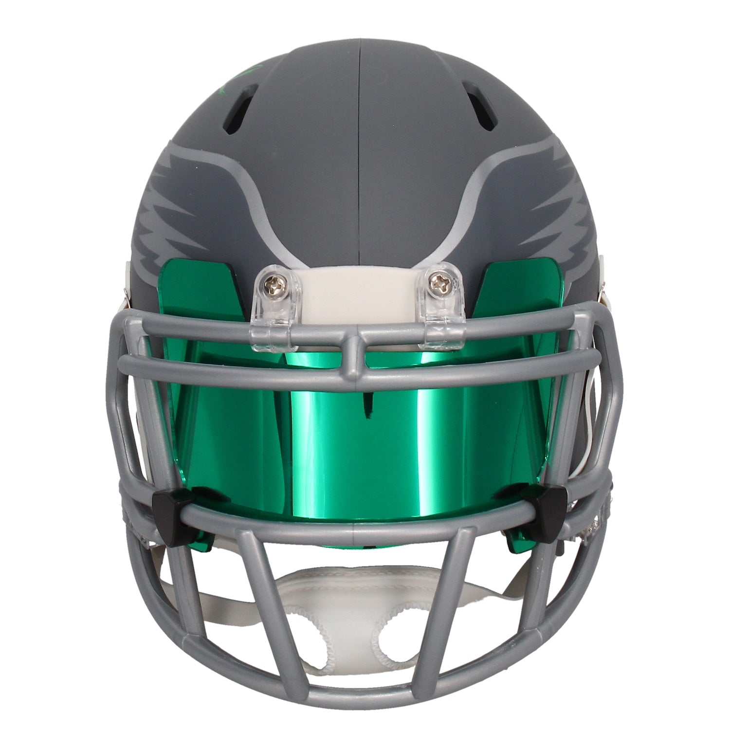 Randall Cunningham Autographed Eagles Slate Mini Speed Helmet w/ Visor Beckett