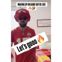 OVERSIZED SUPER FAN HAT in Black Kansas City Chiefs (Fun Gift!)