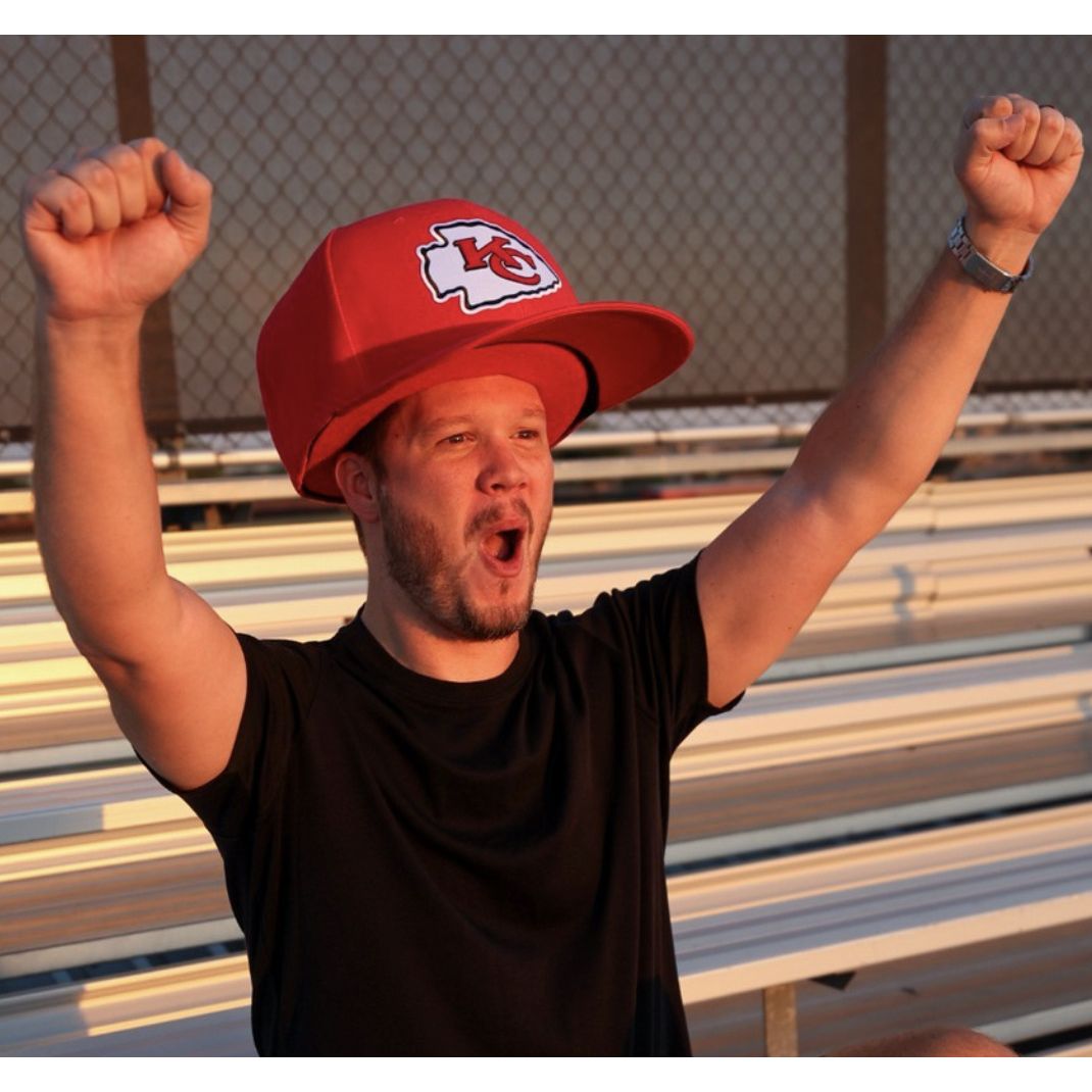 OVERSIZED SUPER FAN HAT in Red Kansas City Chiefs (Great Gift)