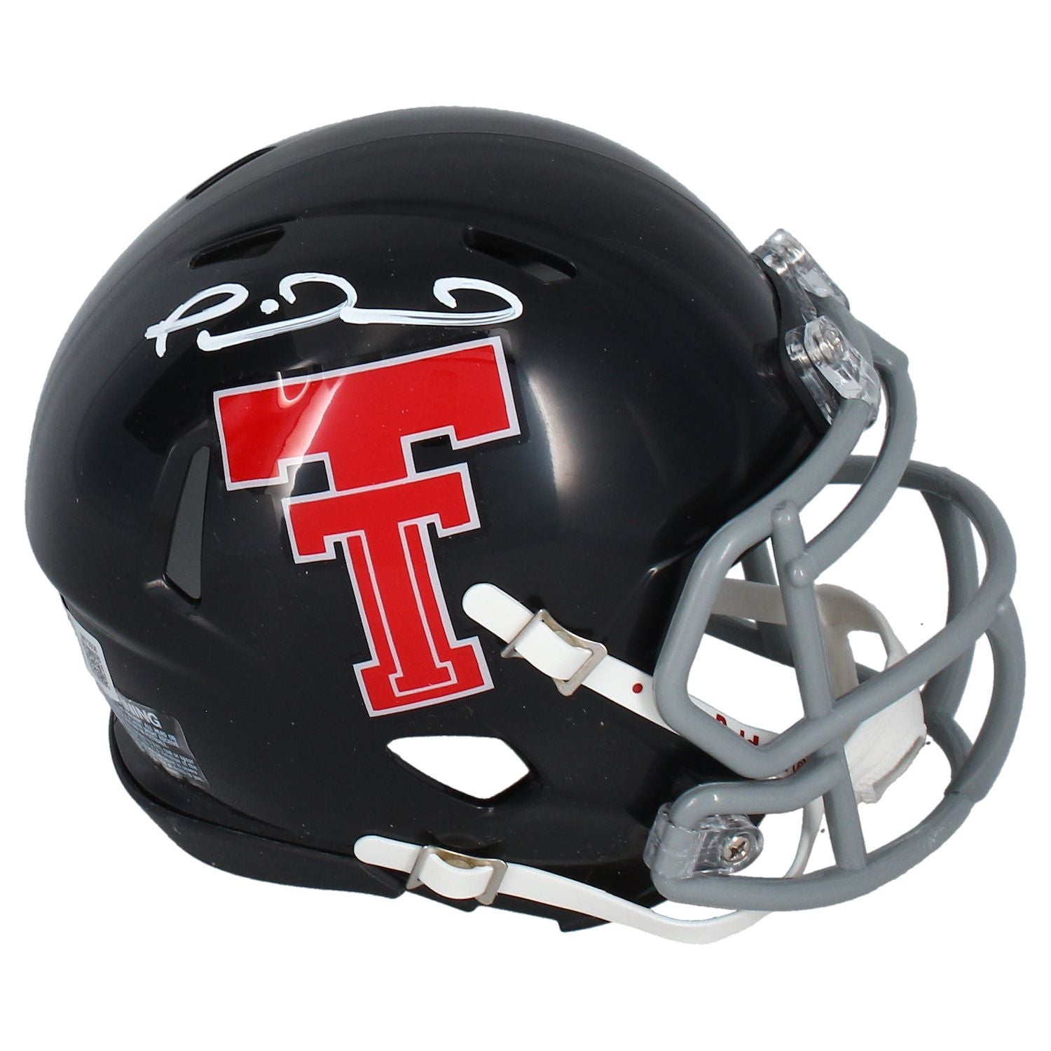 Patrick Mahomes Autographed Texas Tech Mini Speed Helmet Beckett