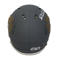 Patrick Mahomes Autographed Kansas City Chiefs Slate Mini Speed Helmet Beckett