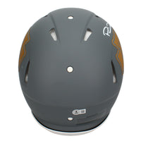 Patrick Mahomes Autographed Kansas City Chiefs "3X SB MVP" Slate Authentic Speed Helmet Beckett