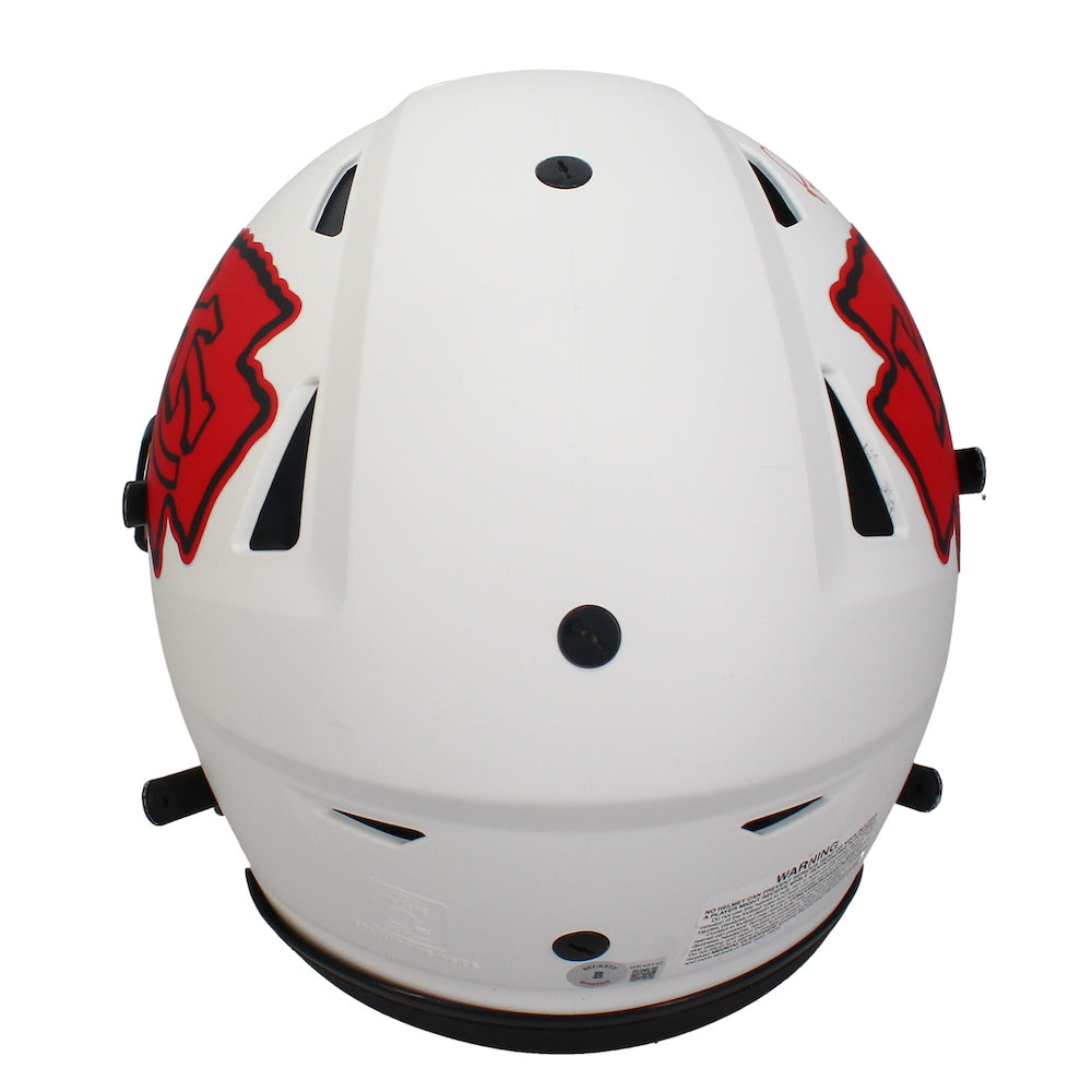 Patrick Mahomes Autographed Chiefs Authentic Lunar Speed Flex Helmet Beckett