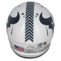 Dalton Schultz Autographed (Red Ink) Texans 2024 STS Mini Speed Helmet Beckett