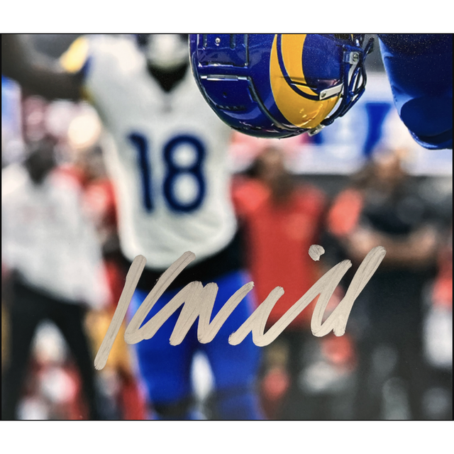 Kyren Williams Autographed "TD Flip" Los Angeles Rams 16" x 20" Photo Beckett