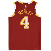Evan Mobley Autographed Cleveland Cavaliers Nike Red Mixtape Swingman Jersey Fanatics