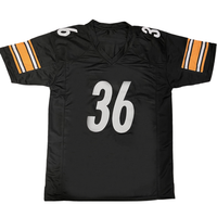 Jerome Bettis of the Steelers Autographed Black Custom #36 Jersey Beckett