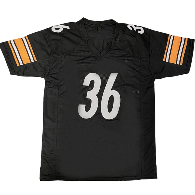 Jerome Bettis of the Steelers Autographed Black Custom #36 Jersey Beckett