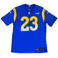 Kyren Williams Autographed Nike Los Angeles Rams Blue Game Jersey Beckett