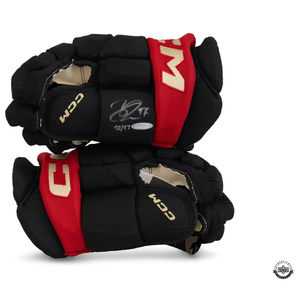 Connor McDavid Autographed CCM Black Tacks X Authentic Glove UDA