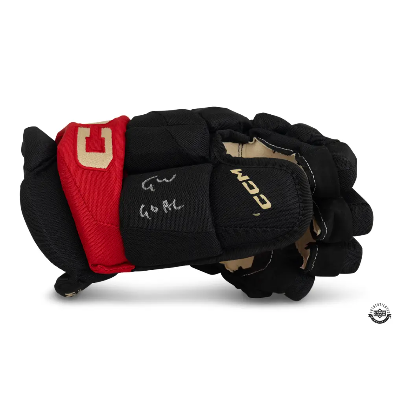 Connor McDavid Autographed & Inscribed “GW GOAL” CCM Black Tacks X Authentic Glove UDA