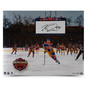 Connor McDavid Autographed “2023 NHL Heritage Classic” 20x16 Photo UDA