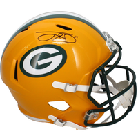 Jayden Reed Autographed Green Bay Packers Full Size Replica Speed Helmet Beckett
