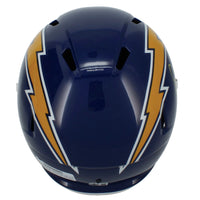 Antonio Gates Autographed Los Angeles Chargers Navy 2025 Alternate Full Size Speed Helmet Beckett