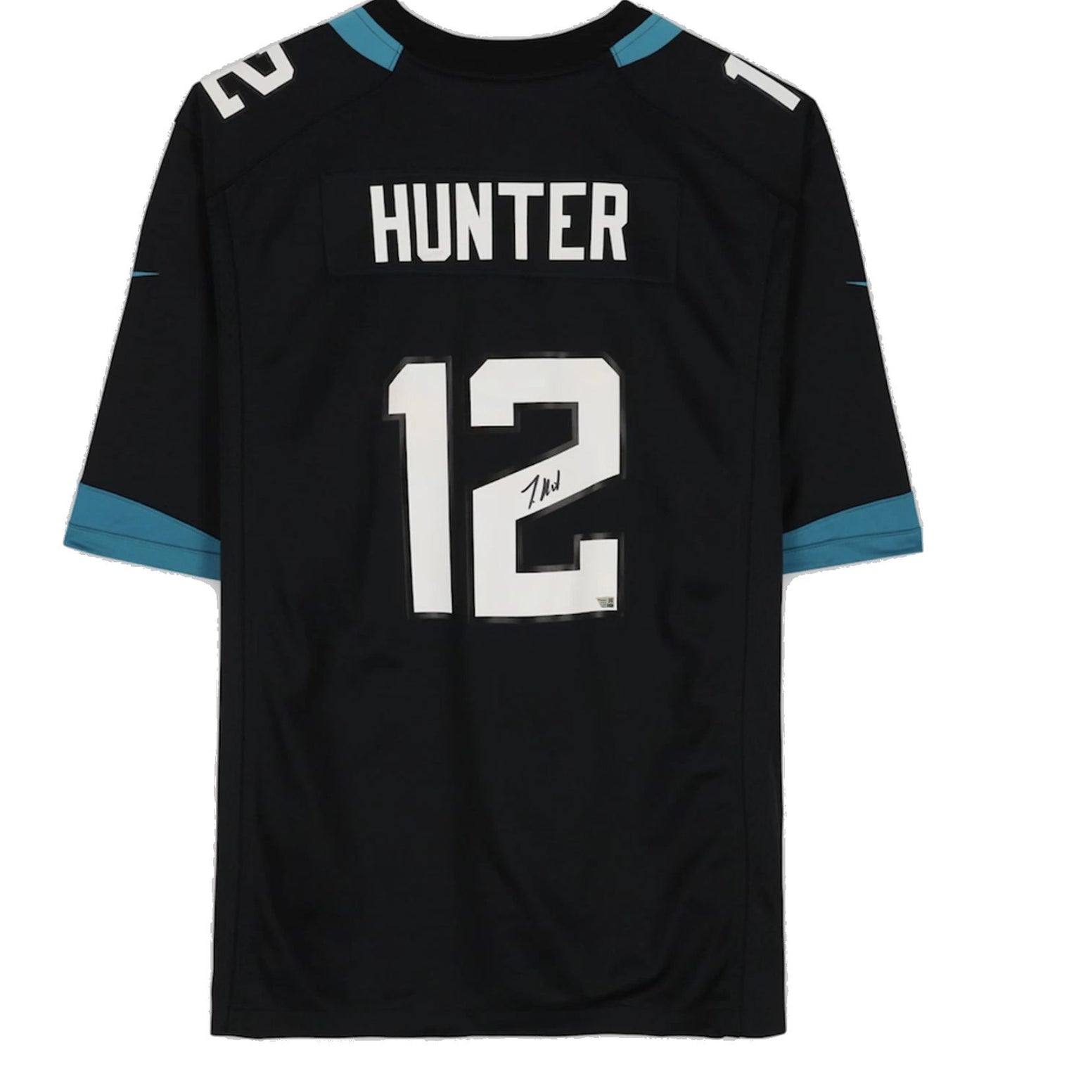 Travis Hunter Autographed Jacksonville Jaguars Black Nike Jersey Fanatics