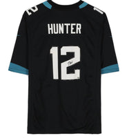 Travis Hunter Autographed Jacksonville Jaguars Black Nike Jersey Fanatics