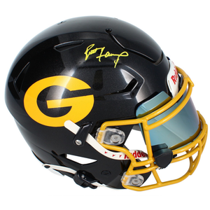 Brett Favre Autographed Green Bay Packers Sparkle Custom SpeedFlex Helmet RADTKE