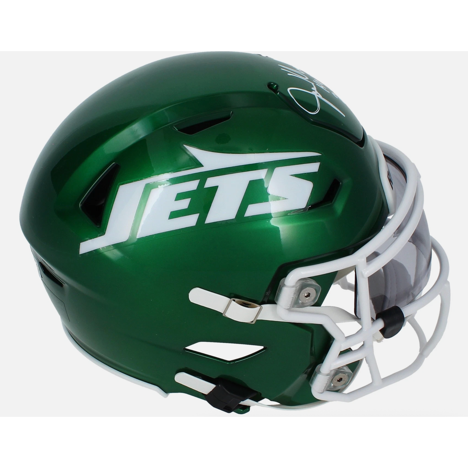 Joe Klecko Autographed/Inscribed "HOF 23" New York Jets Speedflex Midi Helmet Beckett