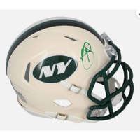 Minkah Fitzpatrick Autographed New York Jets RETRO Speed Mini Helmet JSA