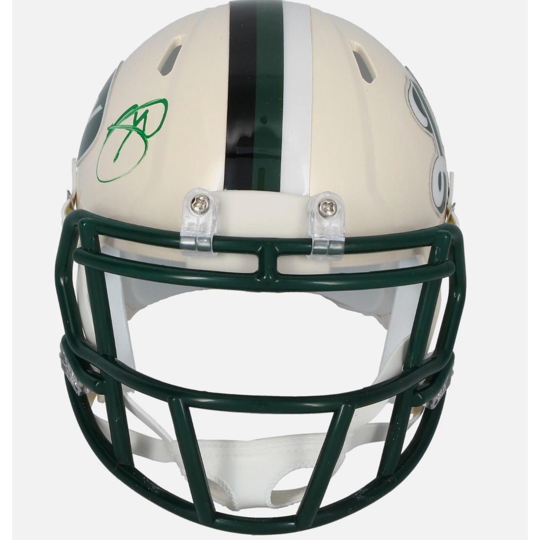 Minkah Fitzpatrick Autographed New York Jets RETRO Speed Mini Helmet JSA