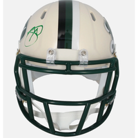 Minkah Fitzpatrick Autographed New York Jets RETRO Speed Mini Helmet JSA