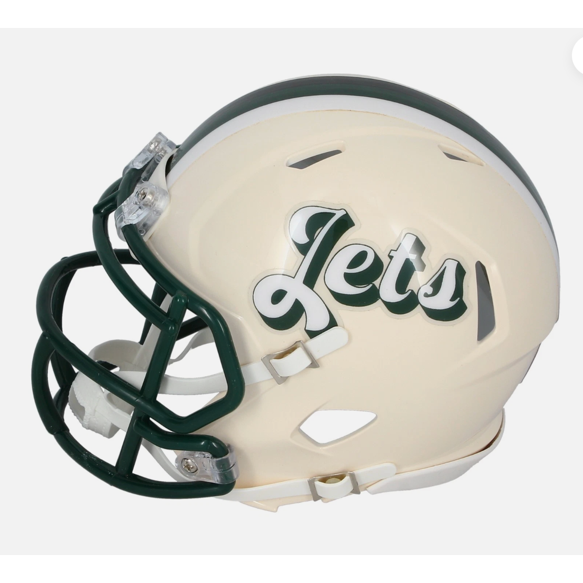 Minkah Fitzpatrick Autographed New York Jets RETRO Speed Mini Helmet JSA