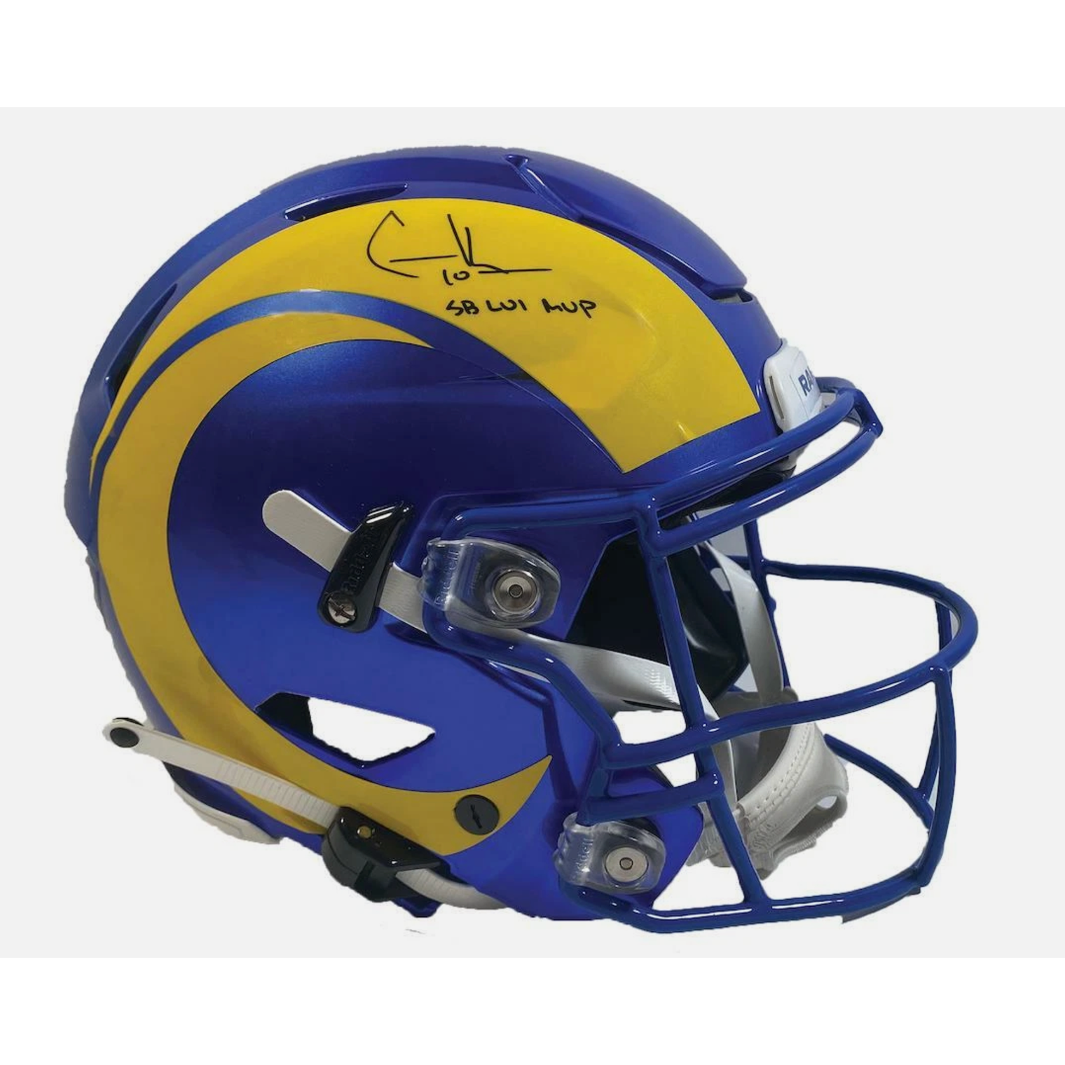 COOPER KUPP Autographed "SB LVI MVP" Rams Speed Flex Helmet FANATICS