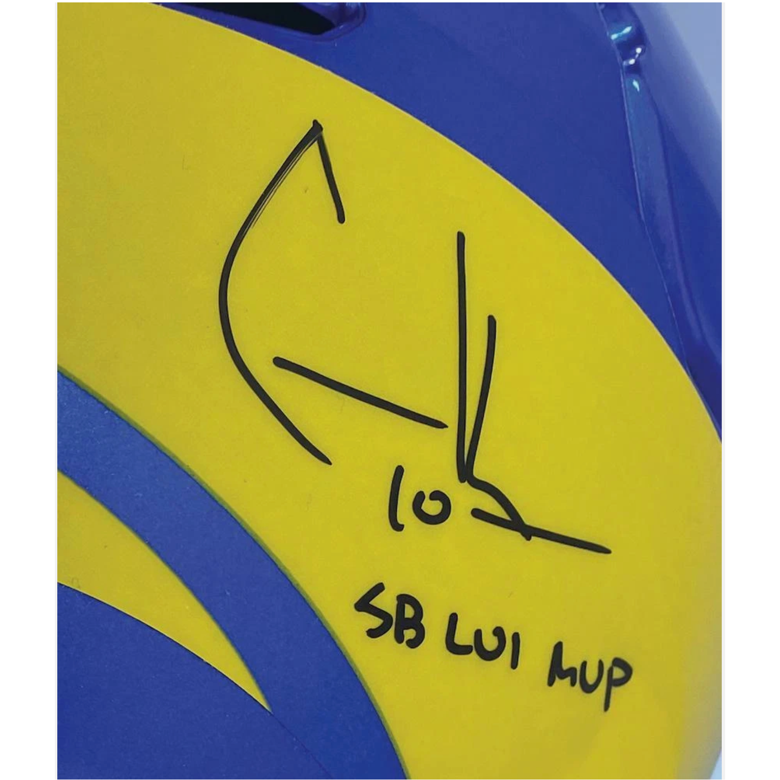 COOPER KUPP Autographed "SB LVI MVP" Rams Speed Flex Helmet FANATICS