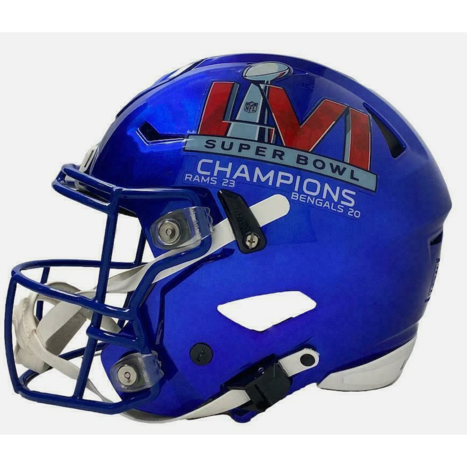 COOPER KUPP Autographed "SB LVI MVP" Rams Speed Flex Helmet FANATICS