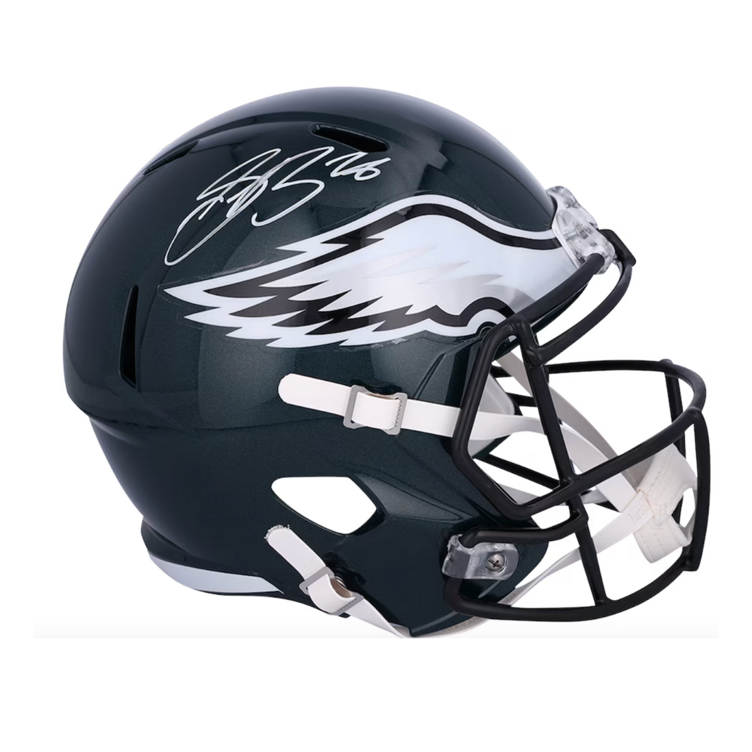 Saquon Barkley Autographed Philadelphia Eagles Full Size Speed Helmet Fanatics