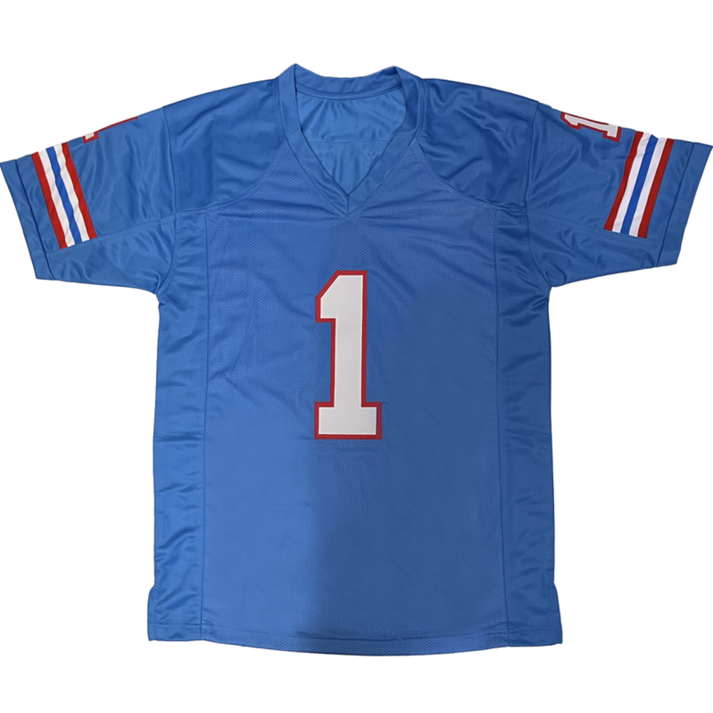 Warren Moon of the Houston Oilers Autographed "HOF 06" Custom #1 Jersey Beckett