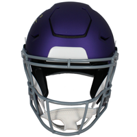 Jordan Addison Autographed Vikings 2023 Alt. Tribute Speedflex Helmet Beckett