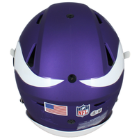 Justin Jefferson Autographed Vikings 2023 Tribute Speedflex Helmet Beckett