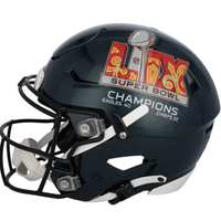 Jalen Hurts Autographed Eagles Super Bowl Logo Speedflex Helmet Fanatics