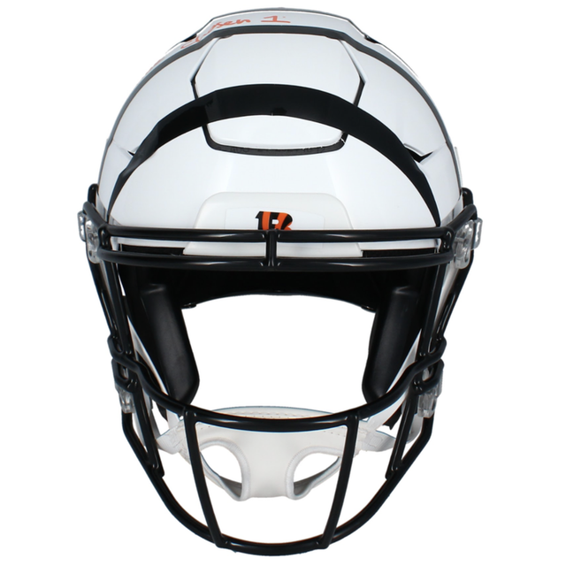 Ja'Marr Chase Autographed "Chosen 1" Alternate Bengals Speedflex Helmet Beckett