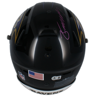 Zay Flowers Autographed Baltimore Ravens Authentic Speedflex Helmet Beckett
