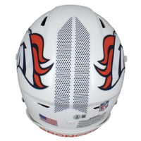 Patrick Surtain II Autographed Broncos 2024 Alternate Speedflex White Helmet Beckett